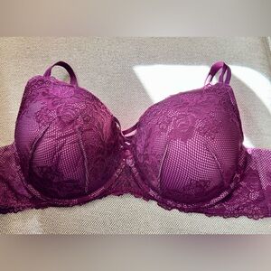 Torrid XO Plunge Push-Up Lace Bra - Size 46C